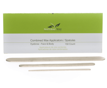 Combo Wax Applicators (50 Eyebrow, 50 Facial, 50 Body)