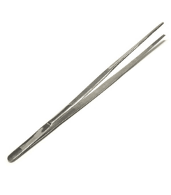 Long Tweezers Serrated Jaws Tips Stainless Steel